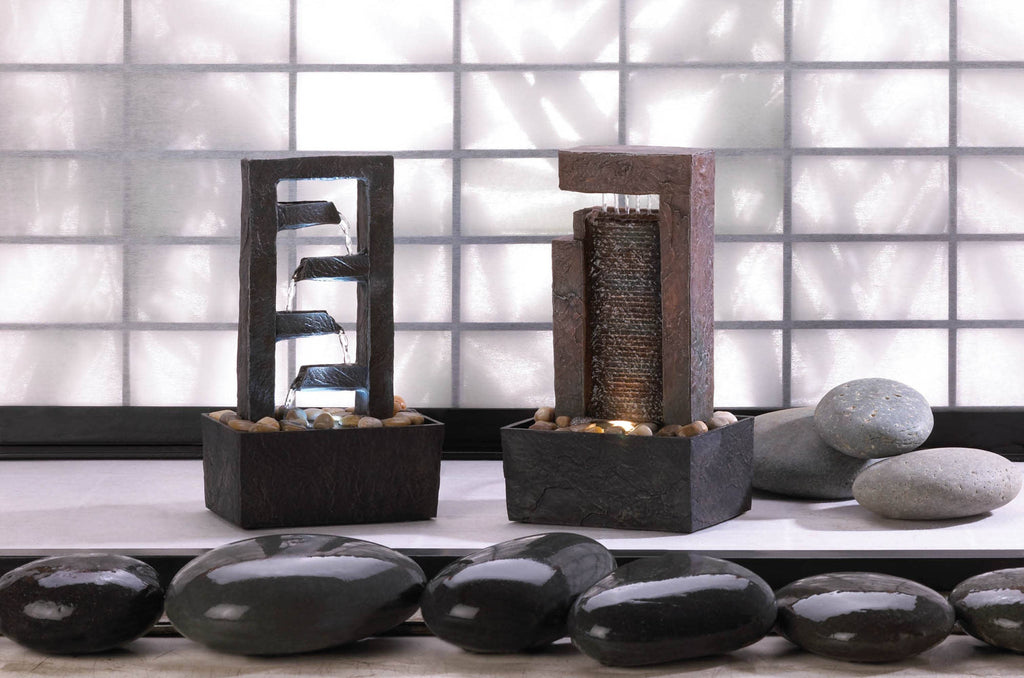 Zen Fountain with Pump - Decorative Tabletop Object