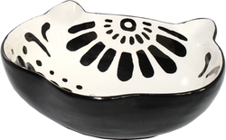 Sugar Skull Cat Day of the Dead Porcelain Bowl - DDC172