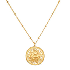Blessed Beginnings Lotus Necklace