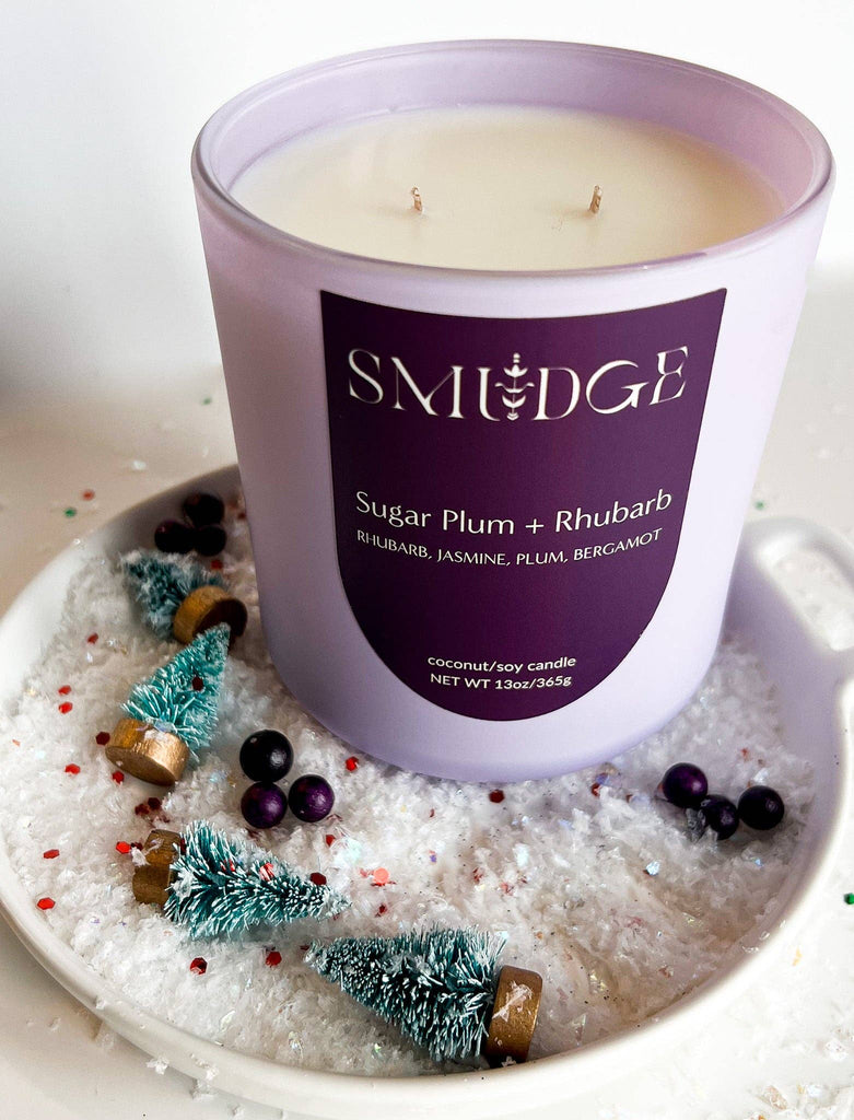 Sugar Plum + Rhubarb Candle 13oz