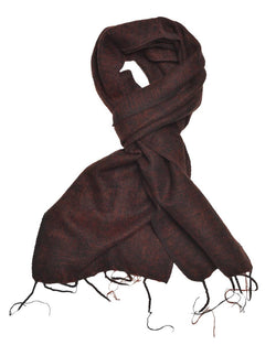 Brushed Woven Scarf, Coffee