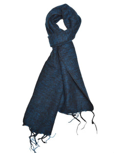 Brushed Woven Scarf, Petrol