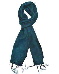 Brushed Woven Scarf, Teal