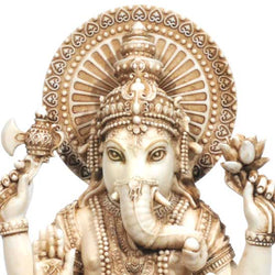 Resin Ganesha - Ivory 6