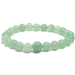 Green Aventurine Beaded Bracelet - Wrist Mala - 8mm