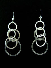 Silver Bubbles Earrings