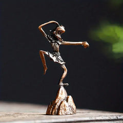 Kung Fu Monkey Incense Holder Bronze/Copper Unique Piece (Co: Copper