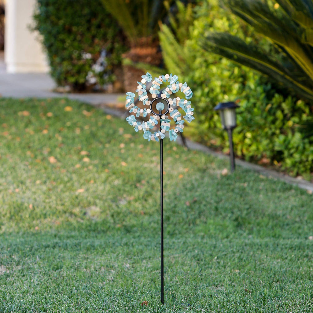 Glass Swirl Garden Stake - 4FT