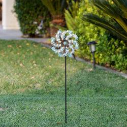Glass Swirl Garden Stake - 4FT