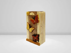 Butterflies are Free - Hand Carved Gift Box