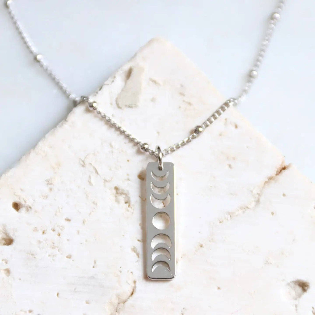 Moon Phase Necklace - Gold or Silver