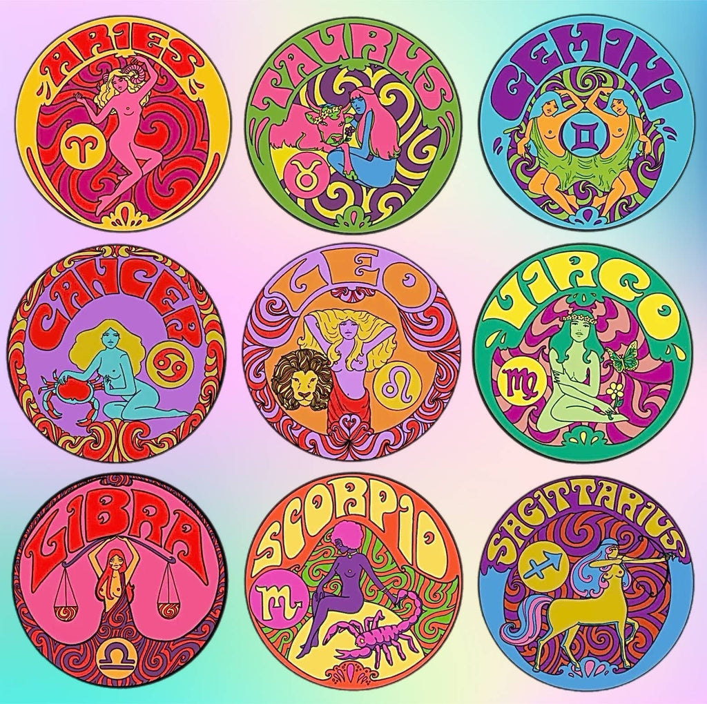 Multiple Zodiac Stickers 10 EACH