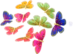 Lovely colors on this jeweled butterfly garland - THH7002B