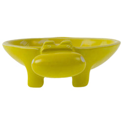 Soapstone Hippo Bowls: Dark Blue