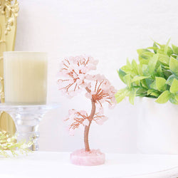 Rose Quartz Tree - Rose Quartz Tree of Life
