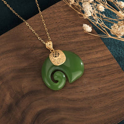 Jade Elephant Necklace