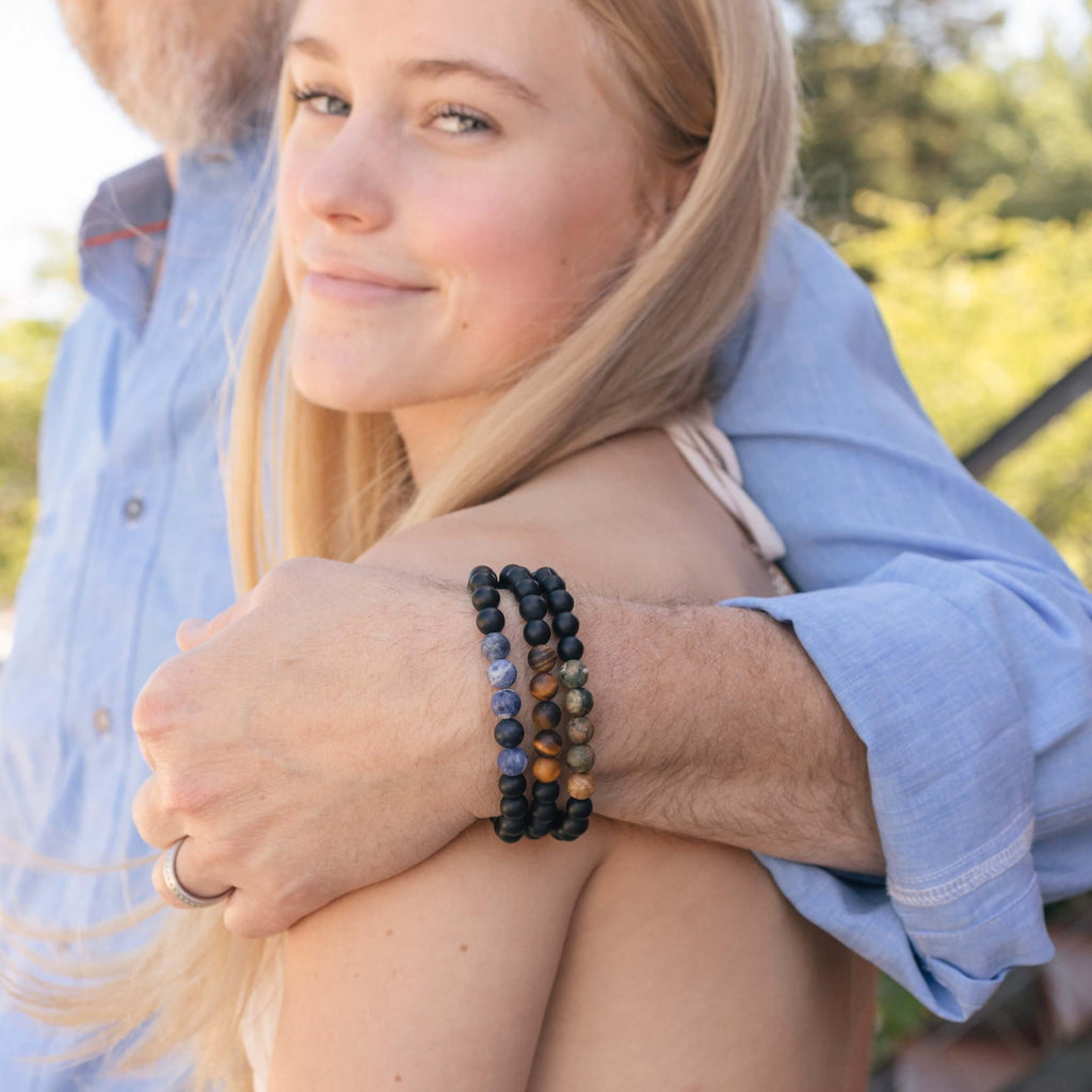 Rhyolite Men's Bracelet For Fatherhood
