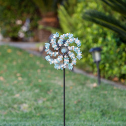Glass Swirl Garden Stake - 4FT