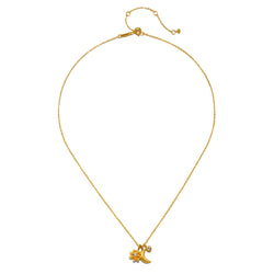 18” Spirit in Transformation Lotus Moon Necklace