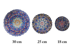 Dantel Design Ceramic Plate - 25 cm round