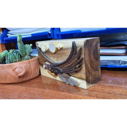 Mother of Pearl Soaring Eagle - Hand Carved Gift Box