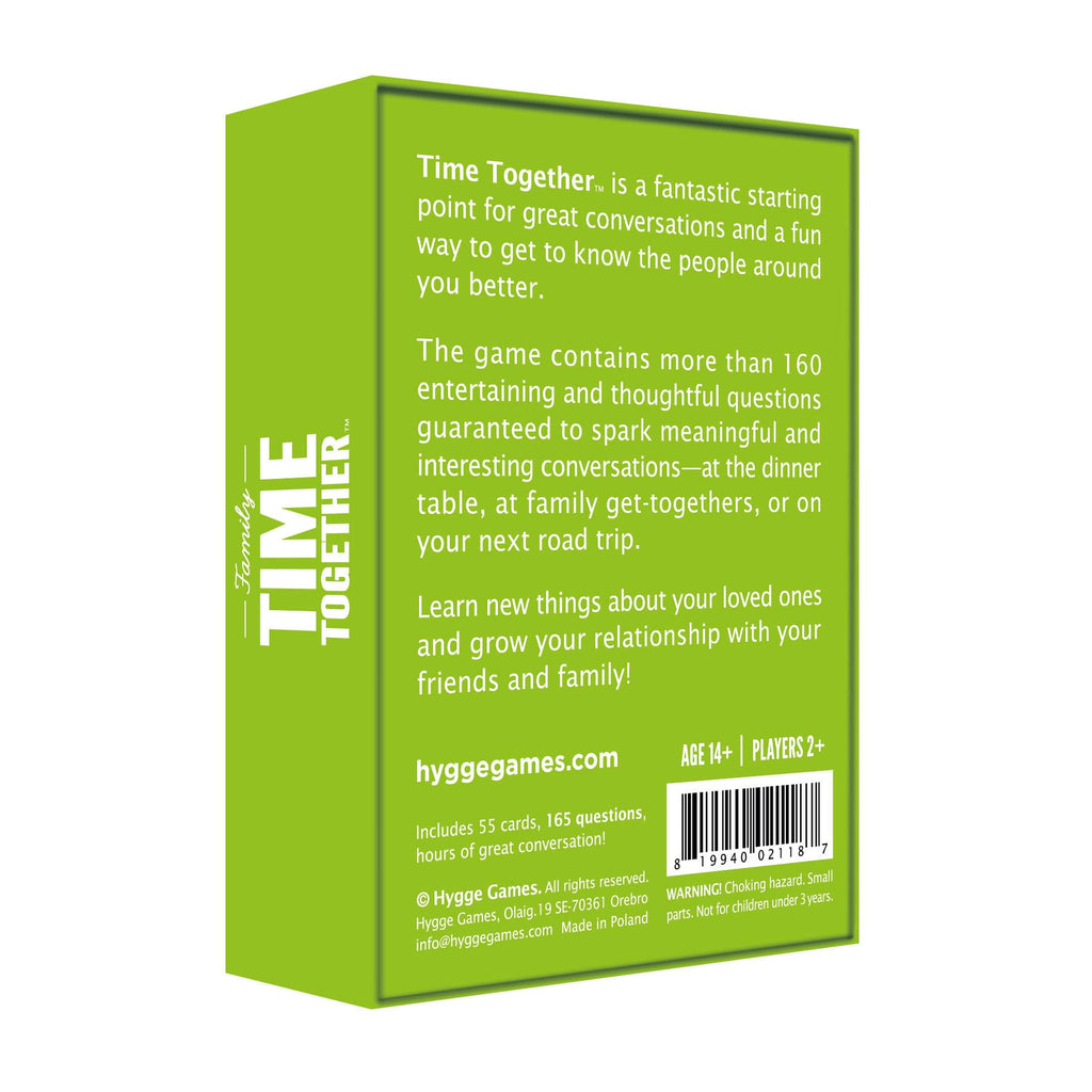 Card Game - Time Together - Family