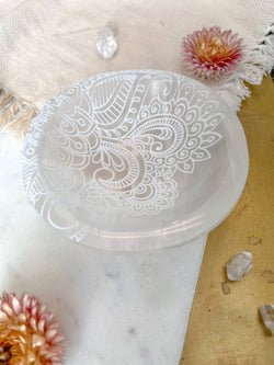 Selenite Offering Bowl 