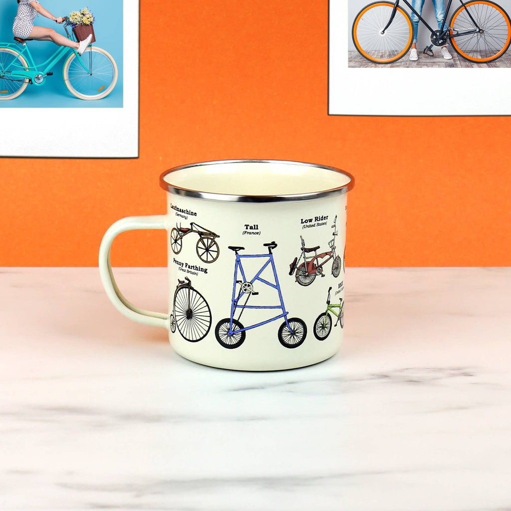 Bikes - Enamel Mug