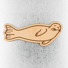 Seal Wood Magnet