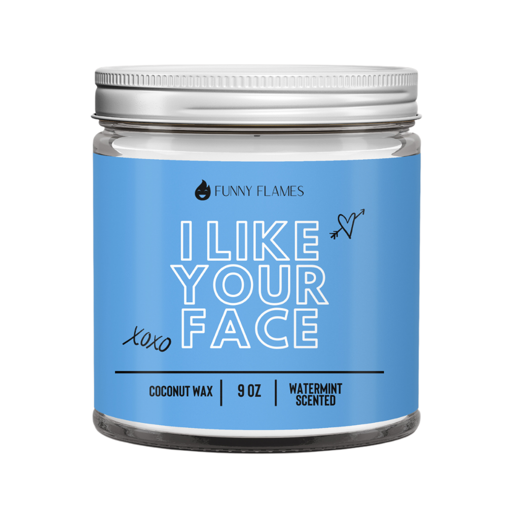 I Like Your Face - Funny Couple Candle Gift