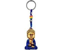 Tibet Baby Buddha Durepox Resin Figurine Keychain