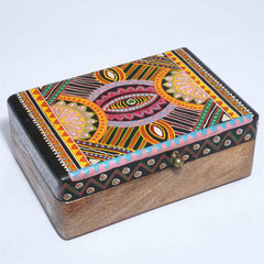 Painted Wood Box: Wood / 8