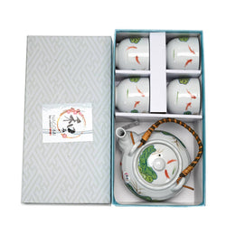 Koi Lotus Tea Set 22oz Tea Pot with 4 Cups (1/12)