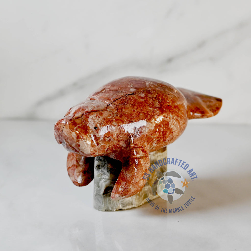 Marble Manatee on base 2