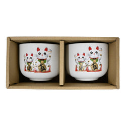 2 Piece Tea Cups Gift Set Lucky Cats JP (1/60)