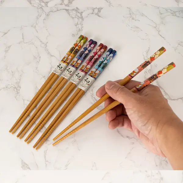5 Piece Chopsticks Set Sakura