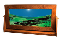 Alder Wood (Traditional) Moving Sand Art Pictures: Volcanic Clear / Small