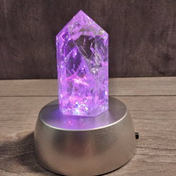 Light Stand 3 Color LED: Silver Color Changing