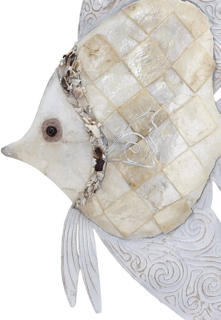 Ivory Angelfish Wall Art 8x12
