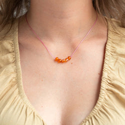 Carnelian Big Wishes Necklace for Happiness