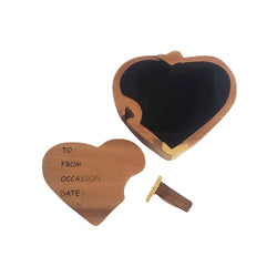 Heart Angel - Hand Carved Keepsake Gift Box