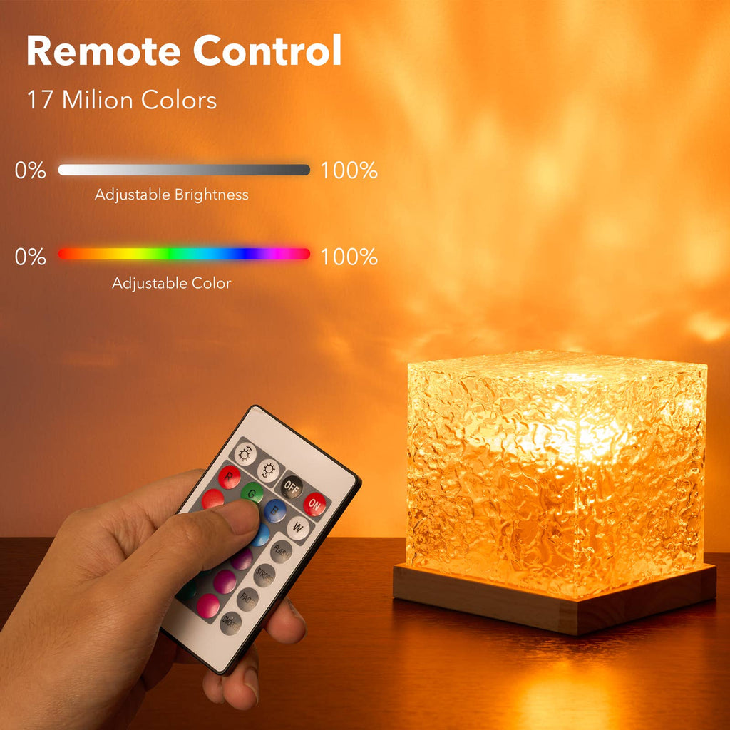 16 Color-changing Water Ripple Table Lamp Night Light