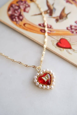 Crimson Memories | Heart Necklace