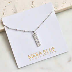 Moon Phase Necklace - Silver