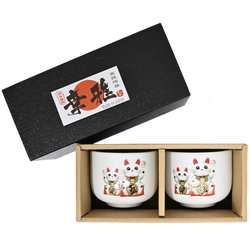 2 Piece Tea Cups Gift Set Lucky Cats JP (1/60)