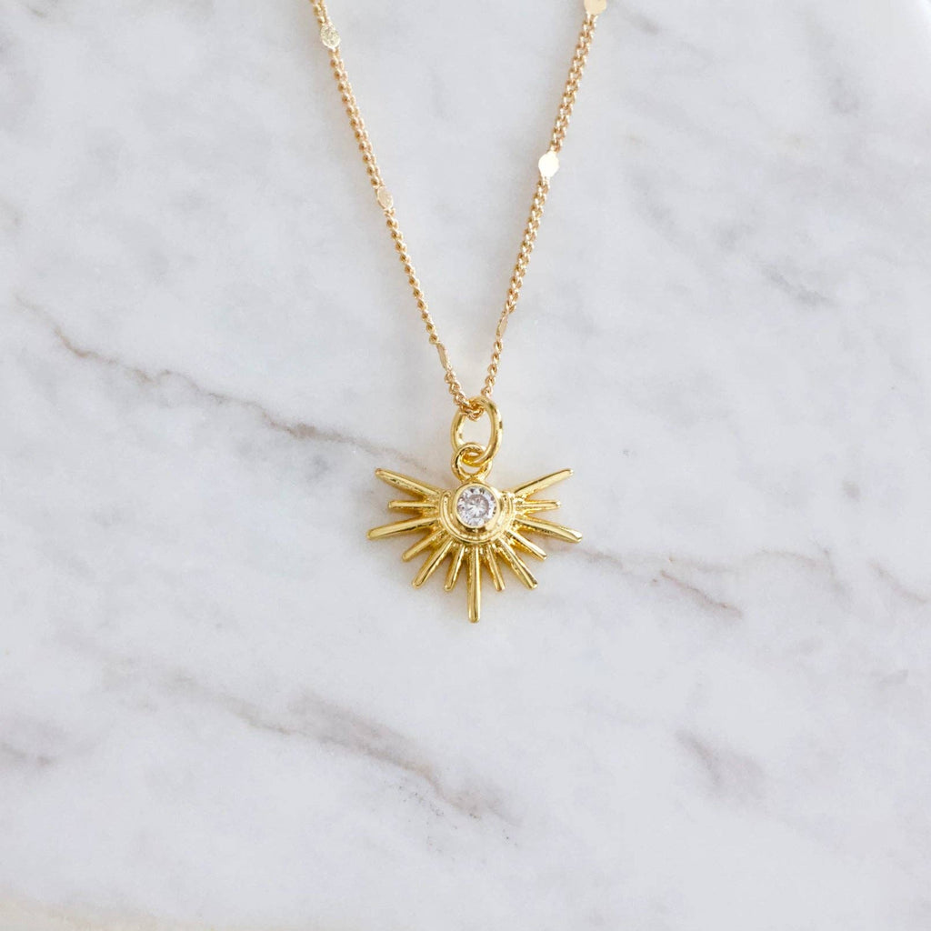 Starburst Necklace - Turquoise or CZ