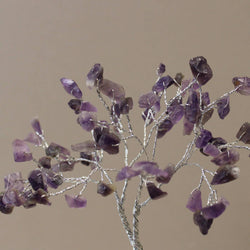 Amethyst Spiritual Stone - Gemstone Tree with Orgonite Base
