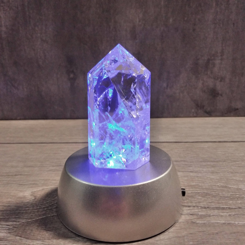 Light Stand 3 Color LED: Silver Color Changing