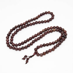 Purpleheart Wood Zen 108 Bead Mala Prayer Beads - 8mm
