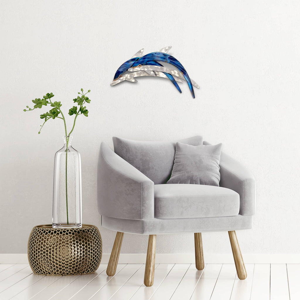 Dolphins Pair  (Stainless Steel/OutSide)